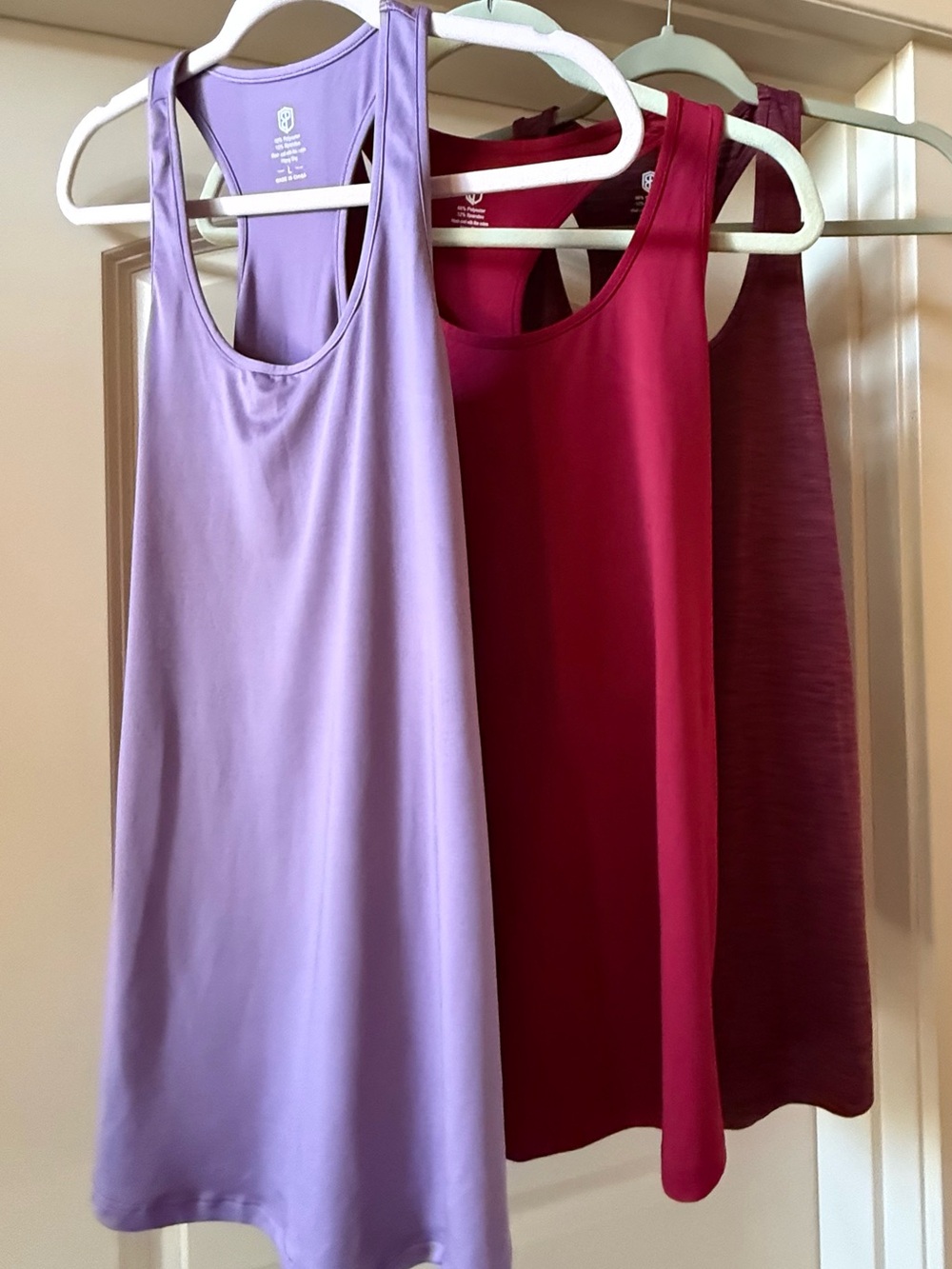 Women’s Born Primitive set of 3 Racerback Tank Tops. Sz L’s. Gym wear.